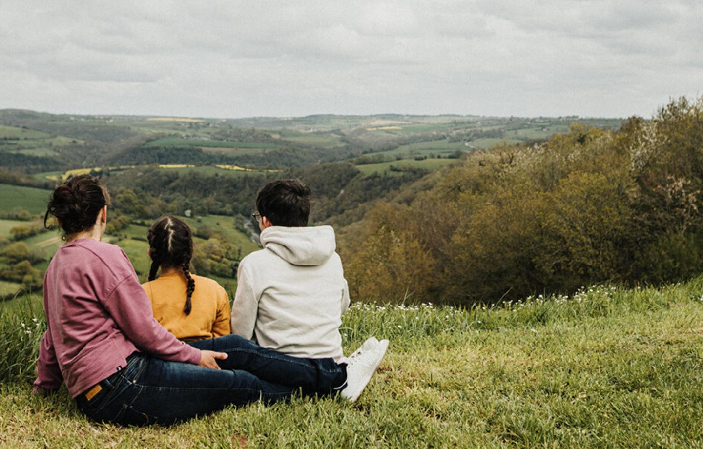 Point de vue sur la Suisse normande