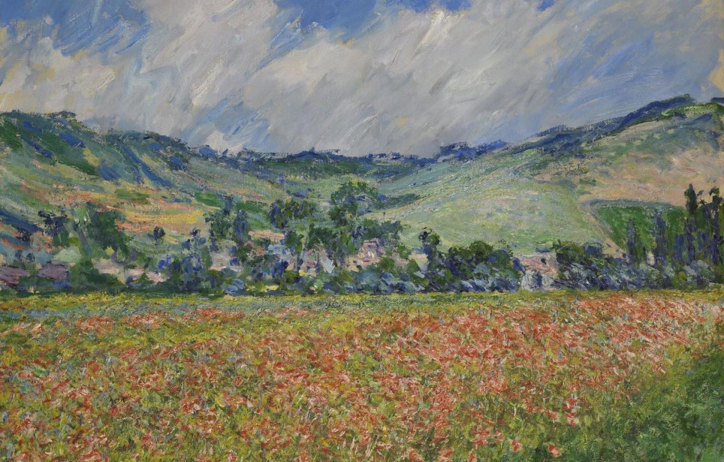   © Claude Monet, Champ de coquelicots, environ de Giverny, 1885, Huile sur toile, Musée des Beaux-Arts de Rouen