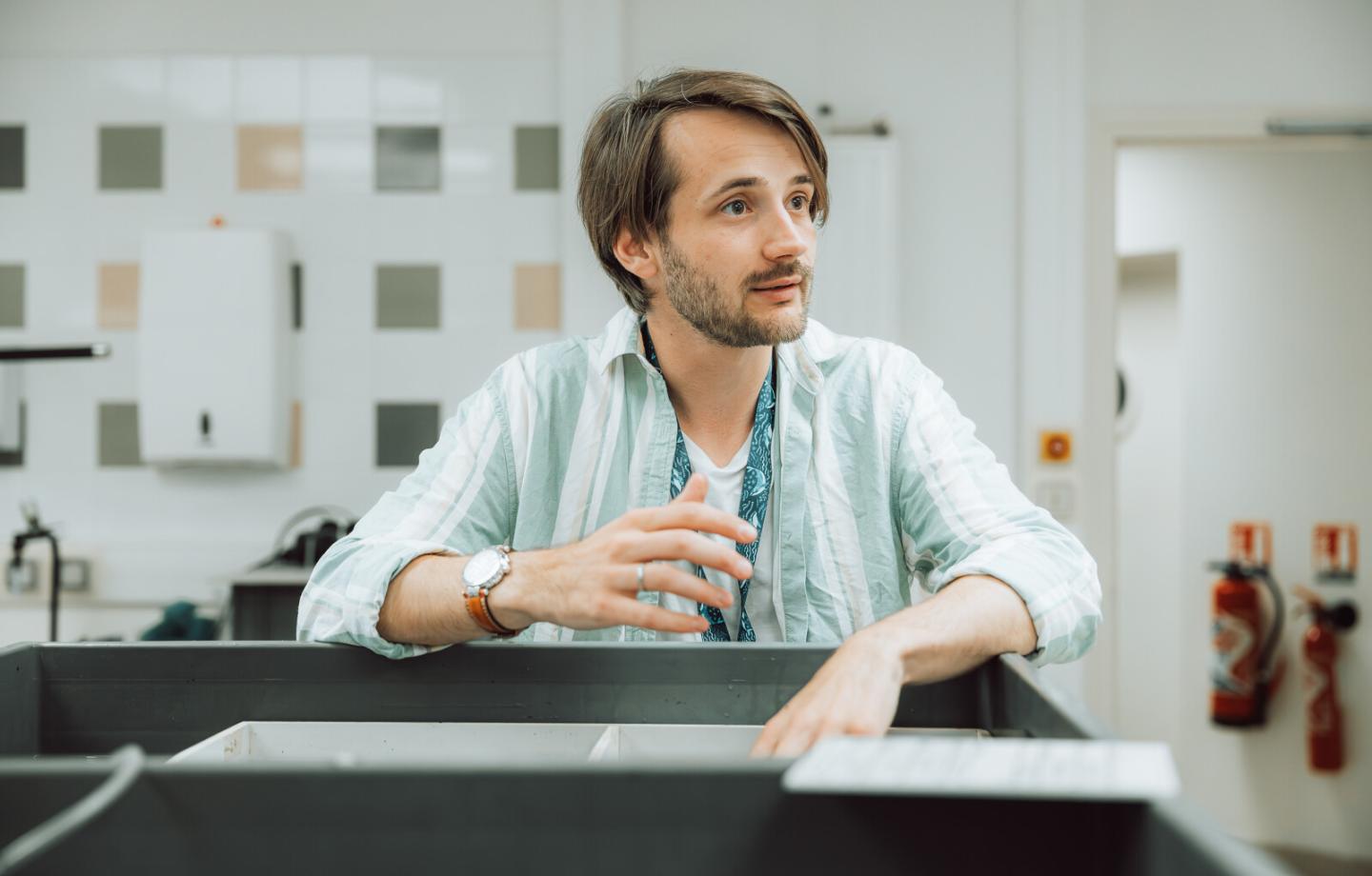 Bastien Lemaire, projet OCEANIC_Photo Pierre Galliot/Région Normandie