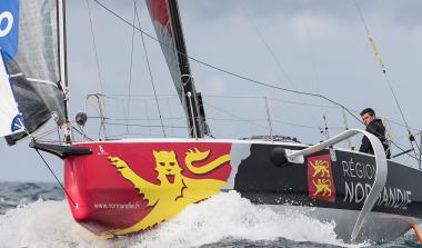 Alexis Loison, skipper de la Région Normandie