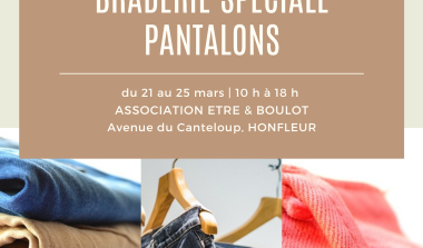 Braderie Spéciale Pantalon Honfleur