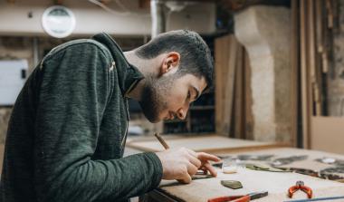 Ivanhoé Boissin, vitrailliste à l'Atelier Gouty