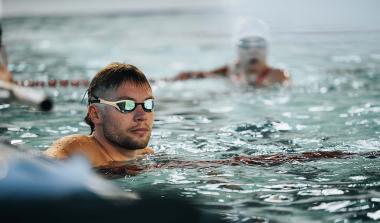 Logan Fontaine à l'entraînement
