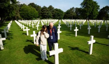 Photo d'un cimetierre militaire