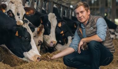 Arthur Danière, SCEA Val Danières à Crouttes_Photo Pierre Galliot/Région Normandie