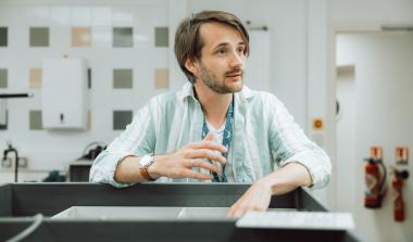 Bastien Lemaire, projet OCEANIC_Photo Pierre Galliot/Région Normandie