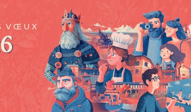 Portraits dessinés de Normands