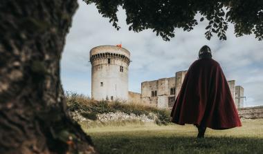 Tournage Millenium Guillaume le Conquérant au château de Falaise