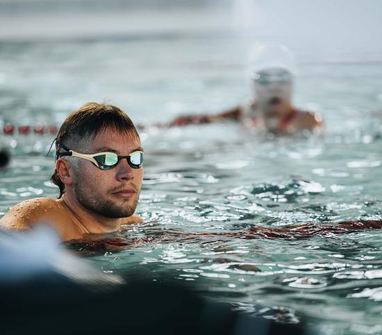 Logan Fontaine à l'entraînement