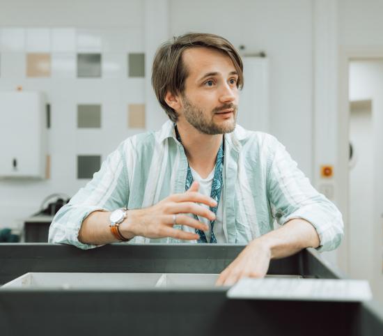 Bastien Lemaire, projet OCEANIC_Photo Pierre Galliot/Région Normandie