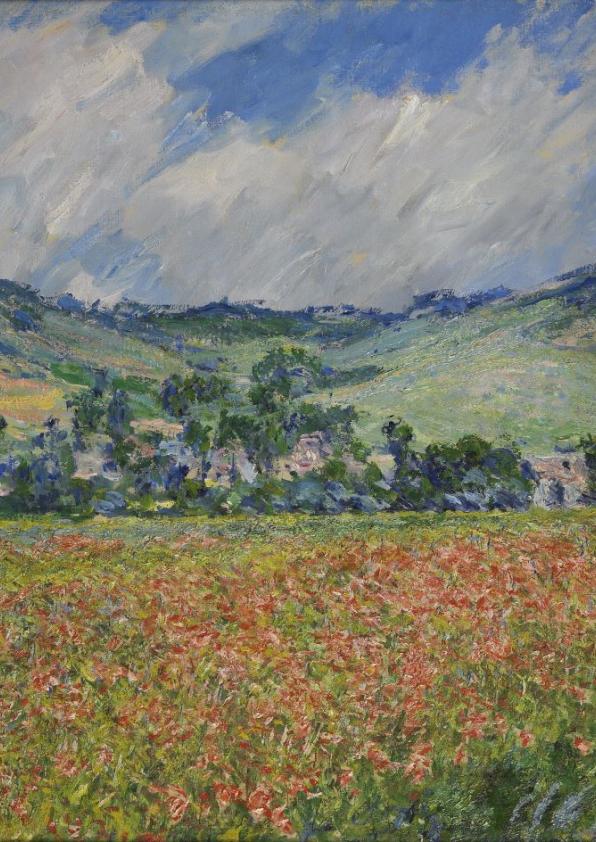   © Claude Monet, Champ de coquelicots, environ de Giverny, 1885, Huile sur toile, Musée des Beaux-Arts de Rouen