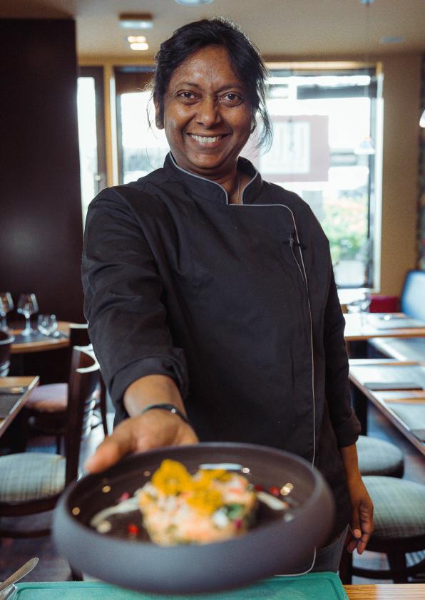Lynda Jumel, cheffe du restaurant Lé Là à Rouen