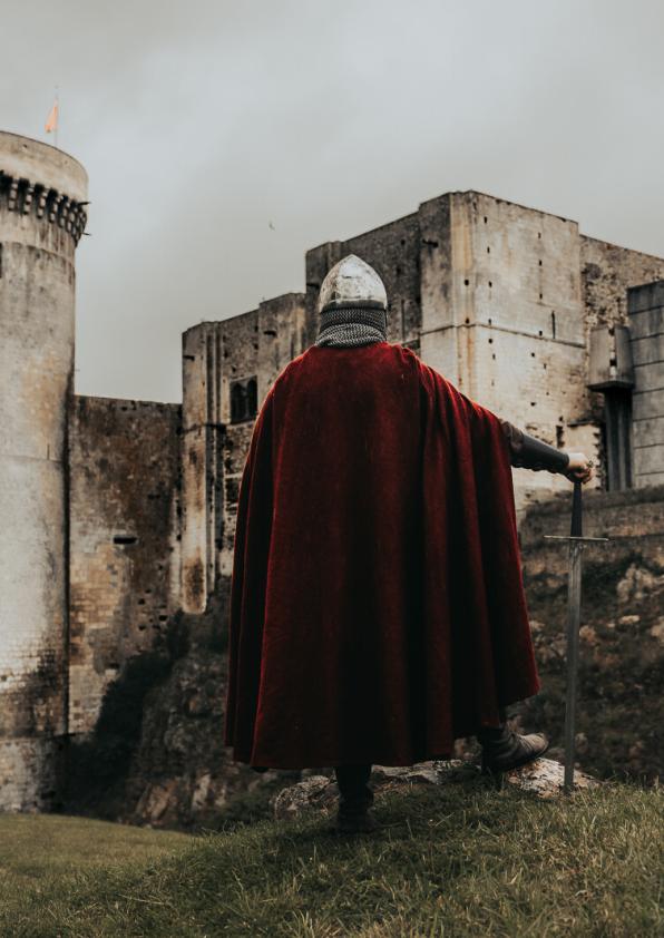 Tournage Millenium Guillaume le Conquérant au château de Falaise