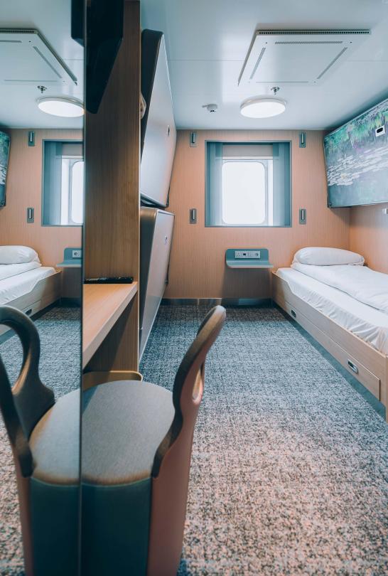 Ferry Guillaume de Normandie à Ouistreham. Crédit P.Galliot_Région Normandie